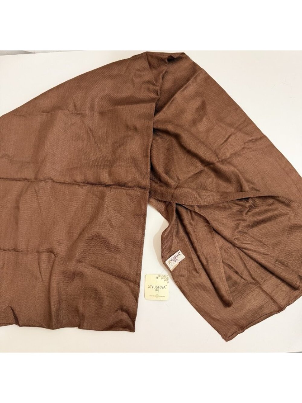 YUSRAA Premium Hijab In Brown